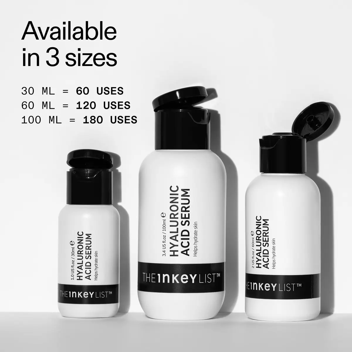 The INKEY List 2% Hyaluronic Acid Face Serum 60ml (2 Fl Oz) | Hydrates & Plumps Skin - view 9