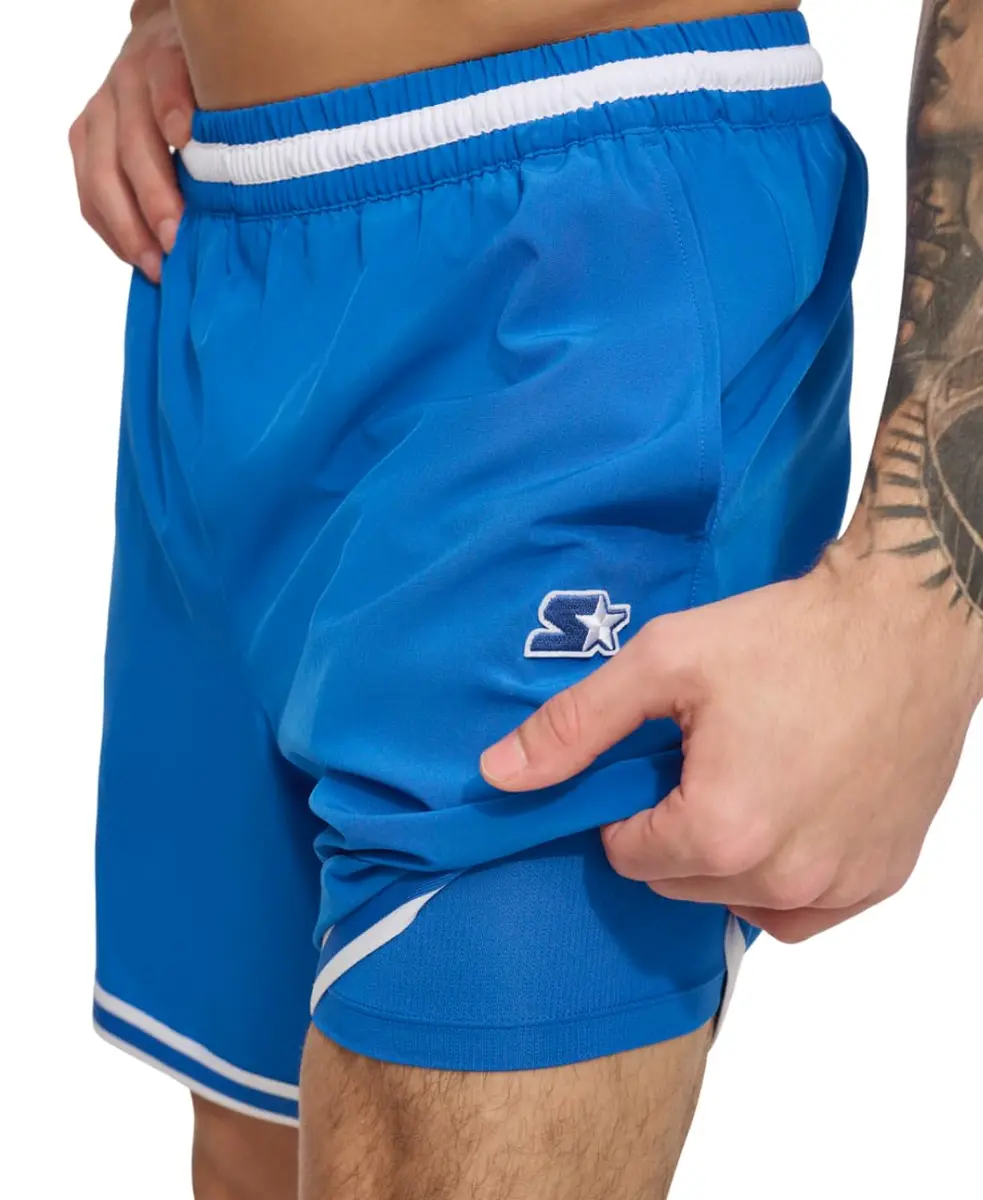 STARTER Men's Swim Trunk Blue Medium | UPF 40+ Quick Dry Stretch Volley - view 2