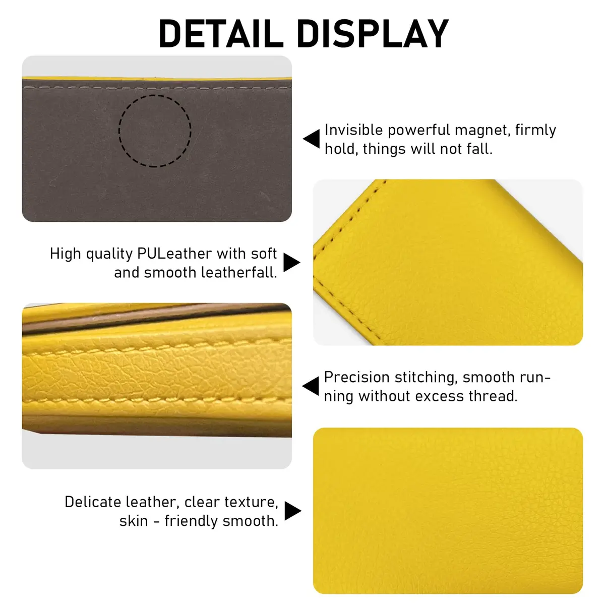 AI-DEE RFID Blocking Wallet Minimalist Leather Card Holder 9.4cm (3.7in) | Protects Cards from Digital Theft - view 2