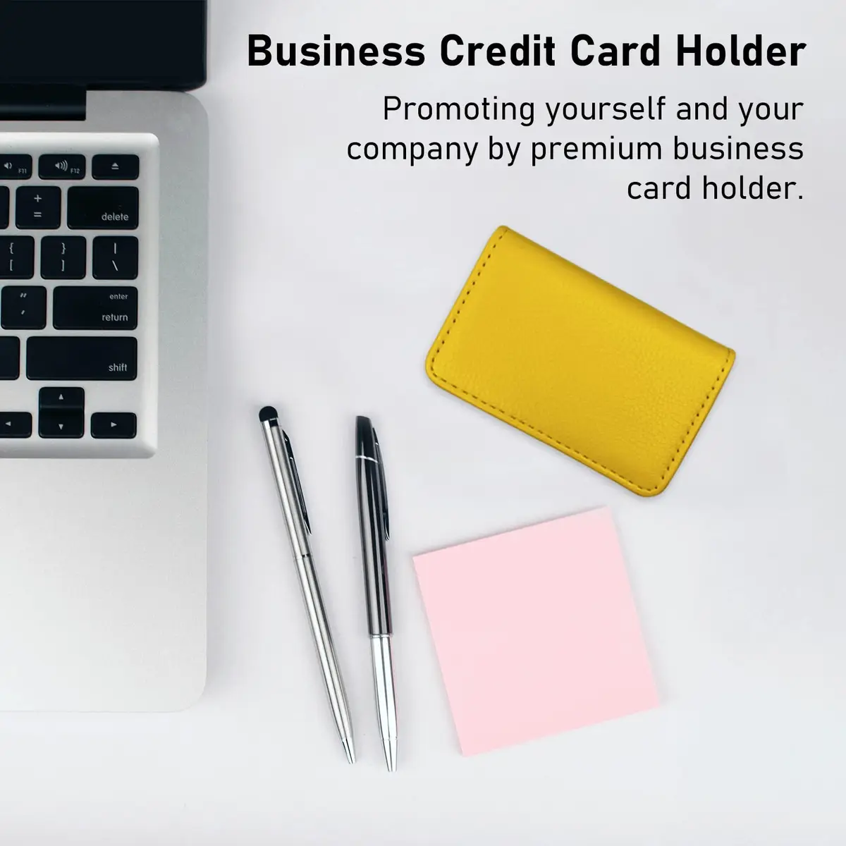 AI-DEE RFID Blocking Wallet Minimalist Leather Card Holder 9.4cm (3.7in) | Protects Cards from Digital Theft - view 3