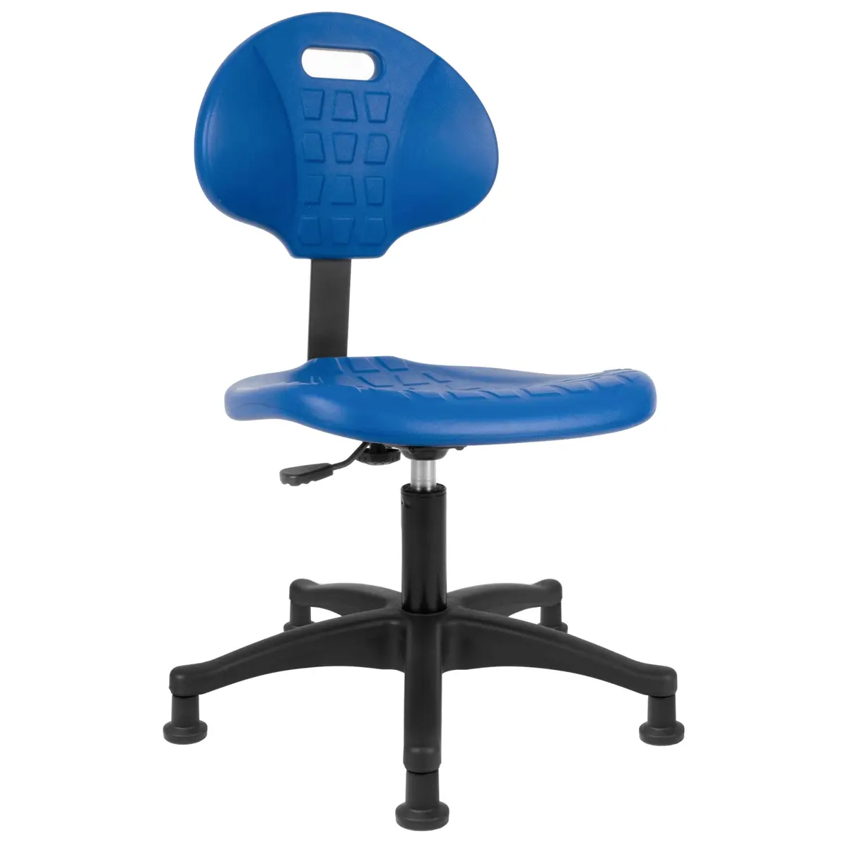 TAKE UR SEAT® Deluxe Polyurethane Lab Stool Chair, 5" Adjustable, Blue (Glide) | Industrial & Scientific Lab Seat - view 7