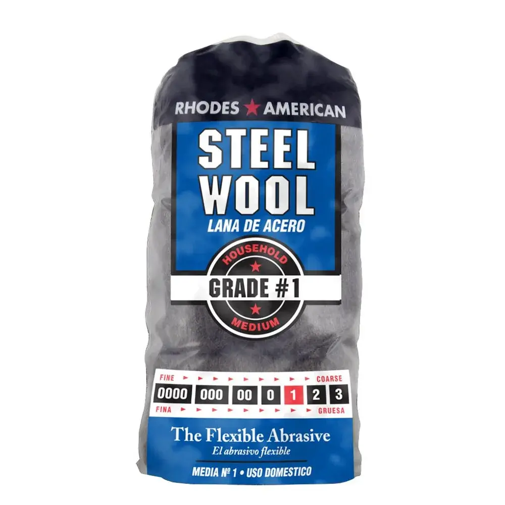 Homax Rhodes American Steel Wool Bundle: Coarse #3 (12 Pads) & Medium #1 (12 Pads) | 24 Total Pads for Paint Removal & Refinishing - view 4