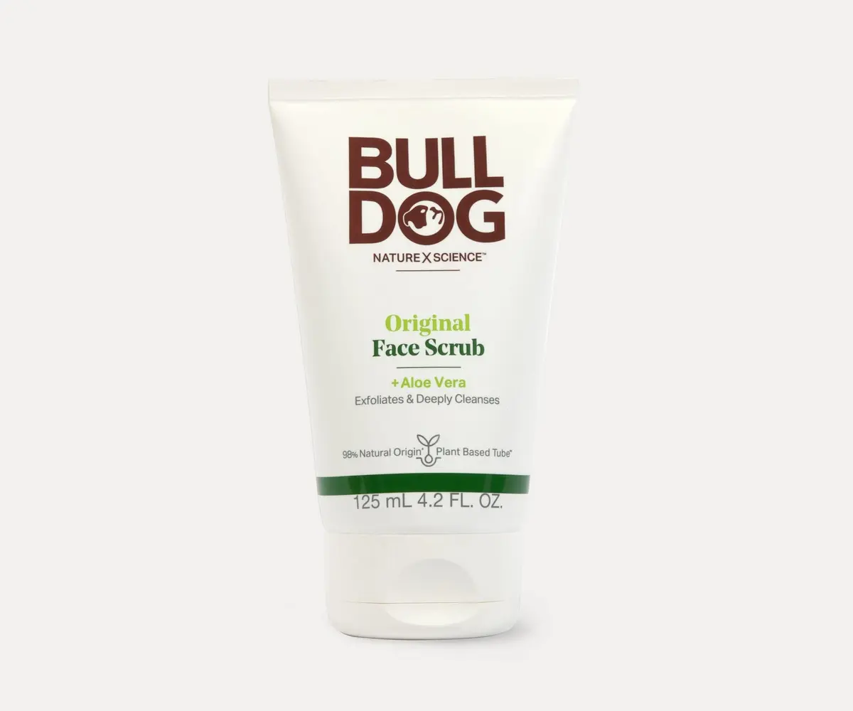 Bulldog Skincare Original Face Scrub & Wash Bundle 4.2oz & 5oz | Natural Men's Skin Care - view 2