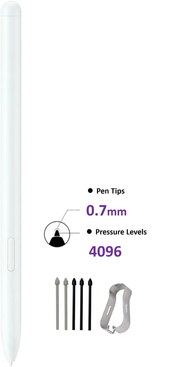 YJSK Replacement S Pen for Samsung Galaxy Tab S9 FE/S9 FE+ Plus (Mint) | 0.7mm Tip, 4096 Pressure Levels - view 2