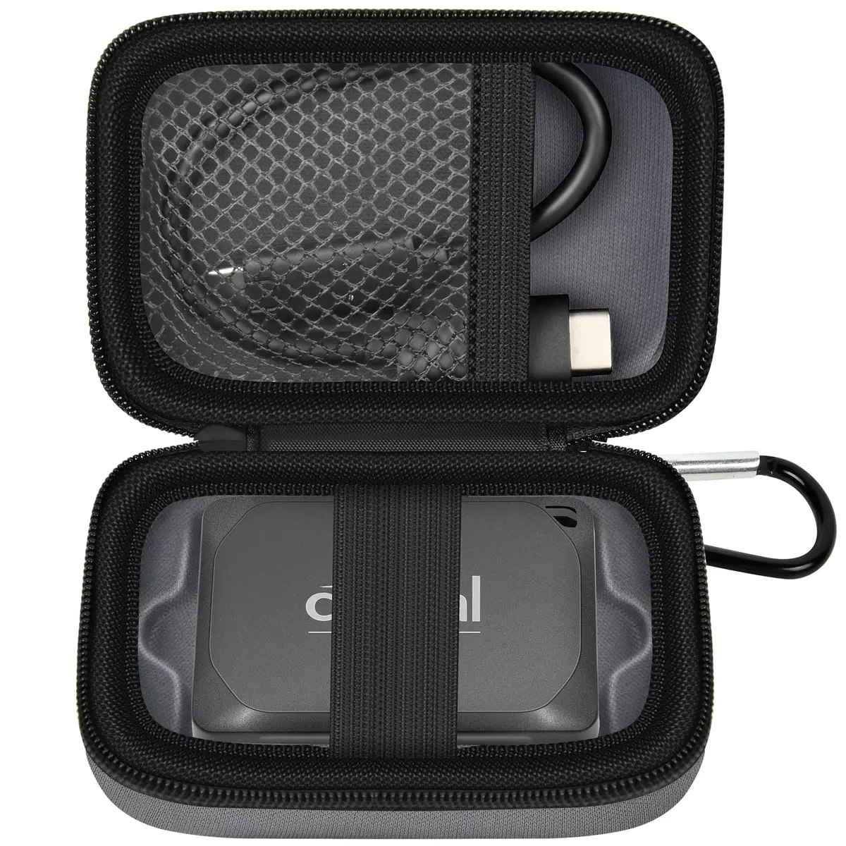 ANKHOH Carrying Case for Crucial X10/X9 Pro SSDs | 10.16cm x 7.49cm x 4.39cm (4" x 2.9" x 1.7") - main product image