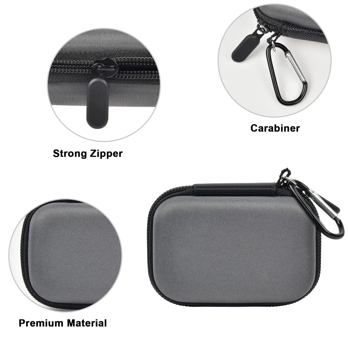 ANKHOH Carrying Case for Crucial X10/X9 Pro SSDs | 10.16cm x 7.49cm x 4.39cm (4" x 2.9" x 1.7") - view 2