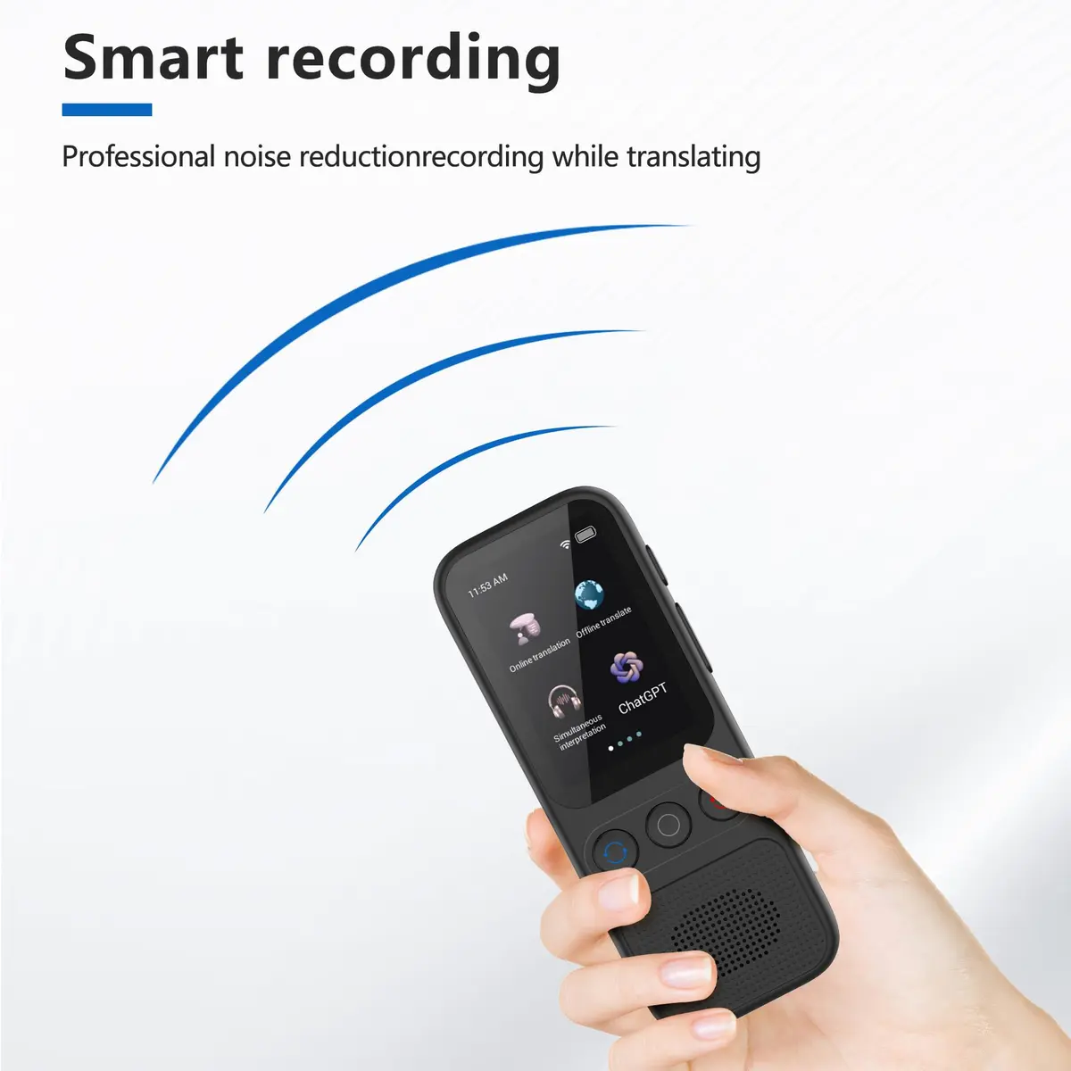 Rodxegu Language Translator Device 138 Languages Supported | Instant Offline Voice Translator for Travel Business Learning - view 7