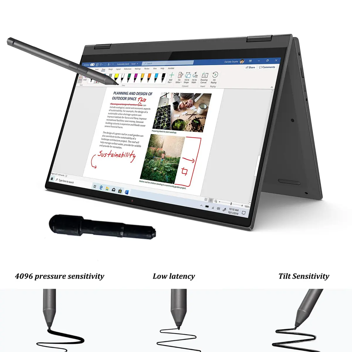 Mingxiong Digital Pen 2 Nibs Replacement for Lenovo Digital Pen 2 & 3, 1-Pack Black | 4096 Pressure Sensitivity - view 4