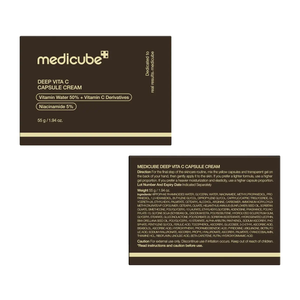 medicube Deep Vita C Golden Capsule Cream 55ml (1.94 oz) | Radiance & Hydration - view 8