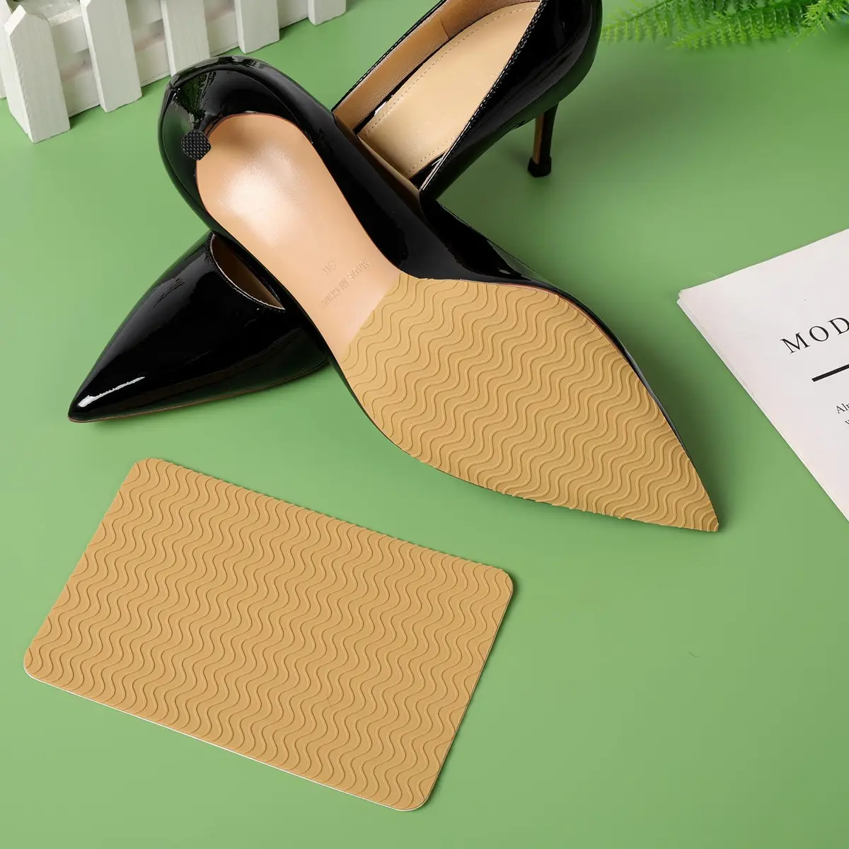 Ashoesert Non Slip Sole Protector Pads for Heels & Shoes | 20.3cm x 11.4cm (8"x4.5") - view 2