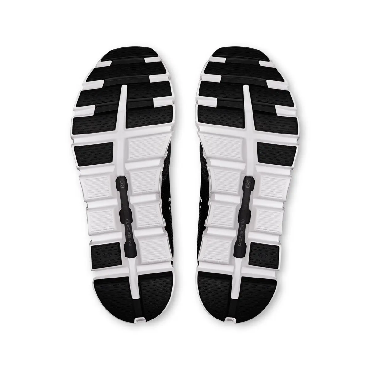 On Men's Cloud 6 Sneakers, Black & White, US 8.5 | Cushioned Support for Active Men - view 4
