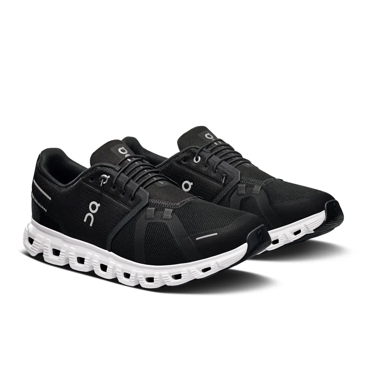 On Men's Cloud 6 Sneakers, Black & White, US 8.5 | Cushioned Support for Active Men - view 7