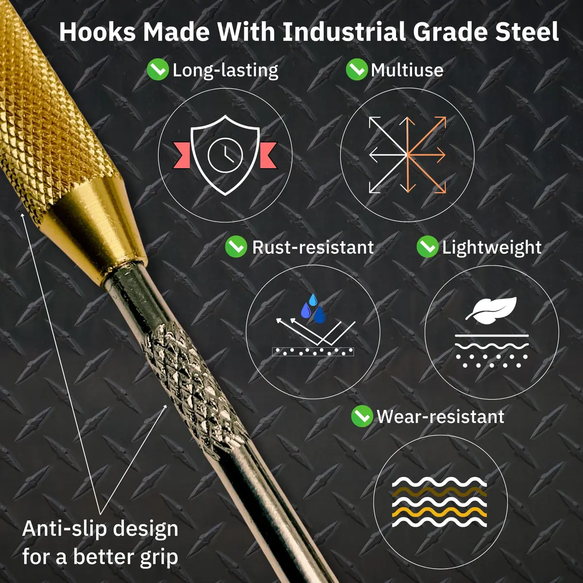 Kit King USA O Ring Sizer Cone & Seal Puller | Imperial AS568 Sizes | 17.5 inch Tall, Heavy Duty - view 5