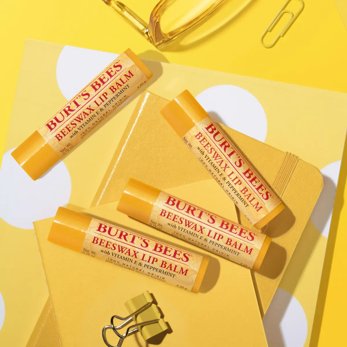 Burt's Bees Beeswax Lip Balm 12-Pack | Natural Origin Conditioning Lip Treatment - view 9