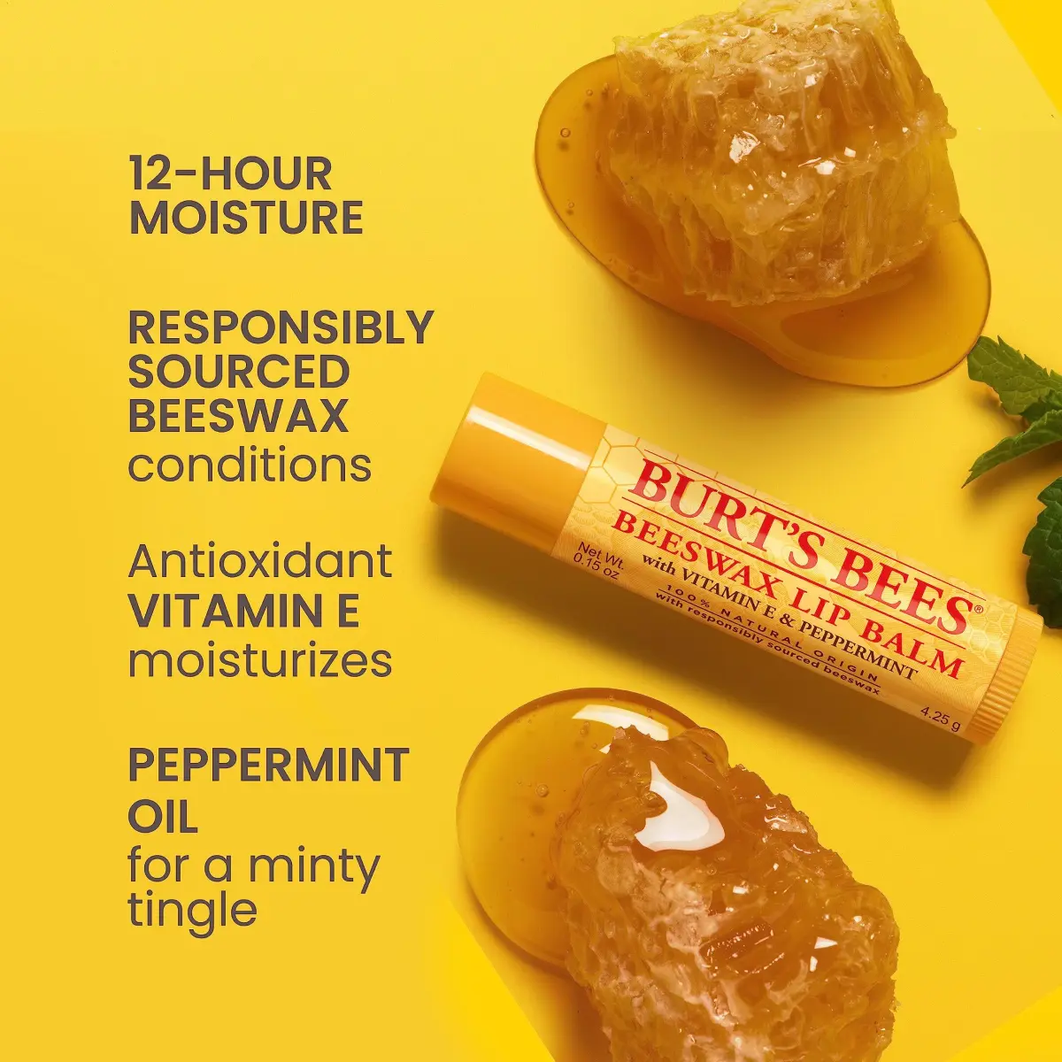 Burt's Bees Beeswax Lip Balm 12-Pack | Natural Origin Conditioning Lip Treatment - view 2