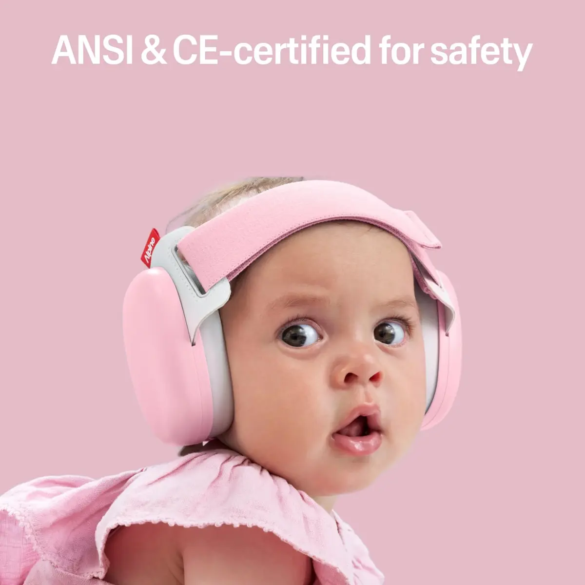 Alpine Hearing Protection Baby Ear Muffs Noise Reduction | Toddler Ear Defenders, 24dB, CE & ANSI Certified - view 4