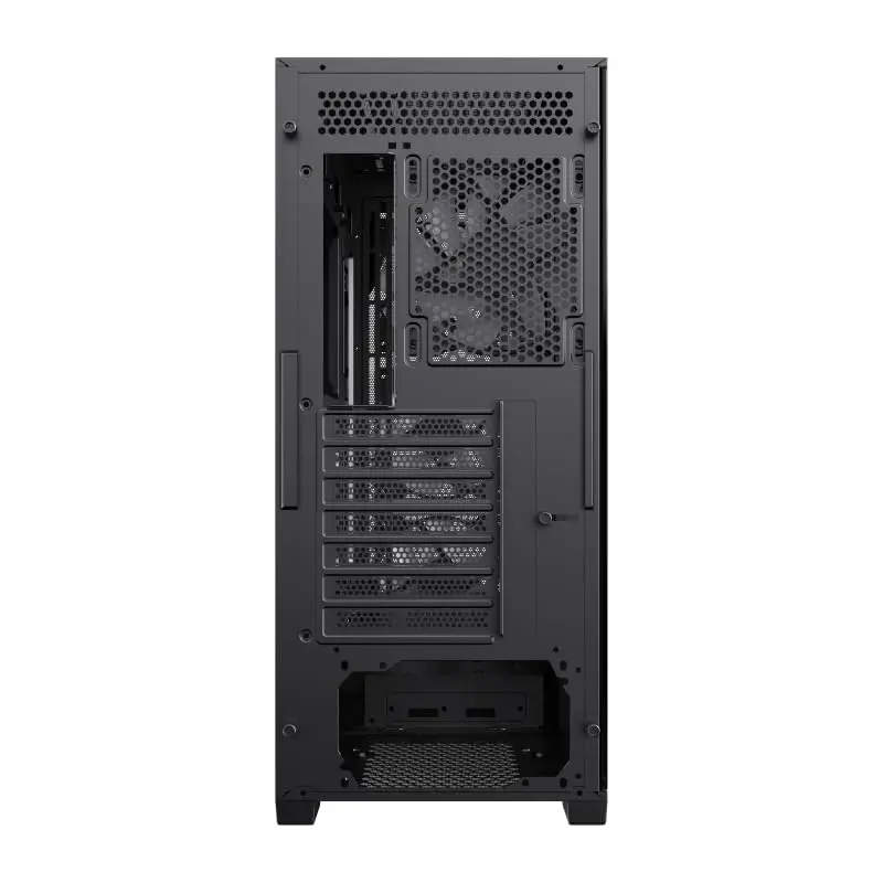 GAMEMAX Siege E-ATX Mid-Tower Gaming Case, Side Tempered Glass Panel, Support 360mm Radiator, 4x120mm ARGB Fans, Black | Extreme Cooling & RGB Lighting - view 5