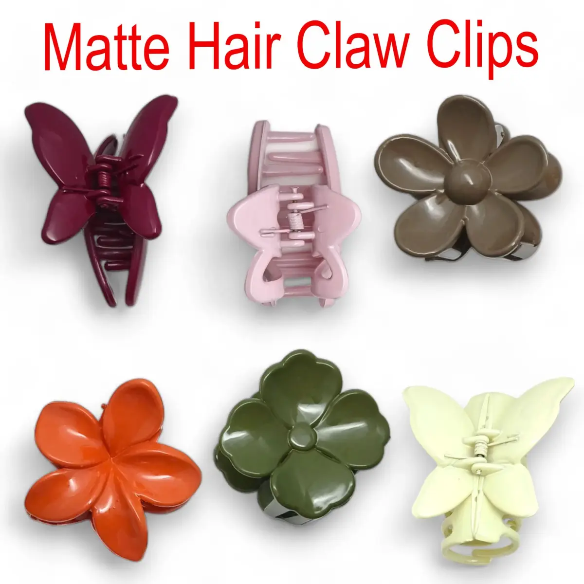 SP Hair Claw Clips for Women | Small Hair Clutcher Set (6 Pieces, Multicolor) | Polycarbonate Material for Daily & Office Use - view 5