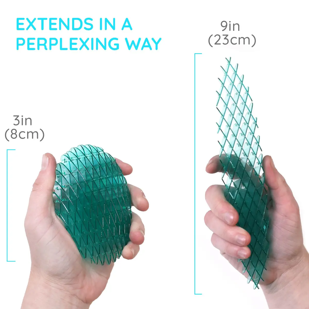 Morf Fidget Worm 3D Sensory Toy Blue Small | Stress Relief & Focus Booster - view 5