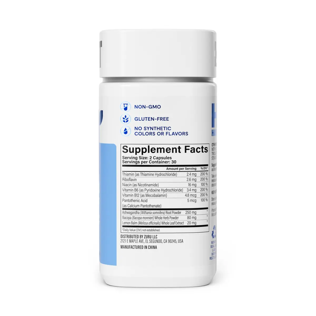Health By Habit Stress Relief Capsules 60 | Supports Relaxation & Mood Balance, Vegan, Non-GMO - view 2