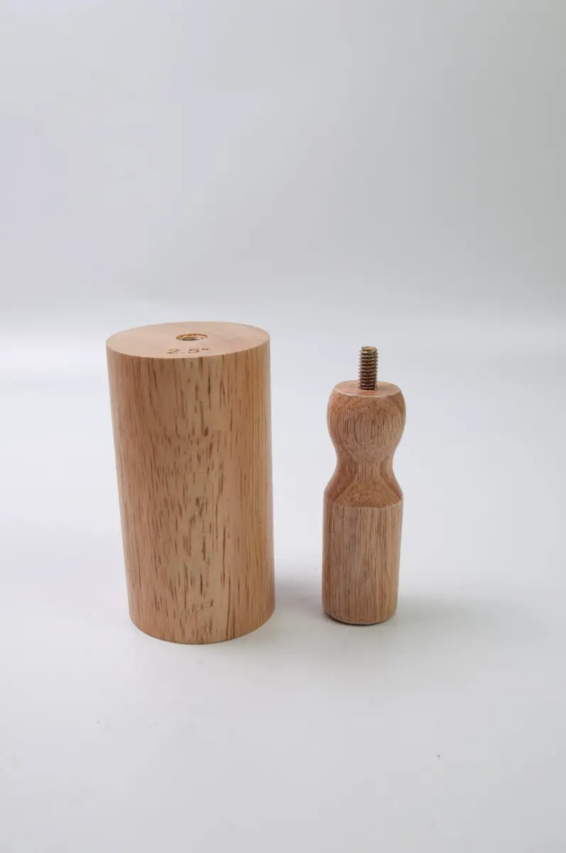 Lampstop Ceramic & Pottery Tools Set of 3 Wooden Molds 3.1" & 3.4" & 3.7" | Durable Beech Wood - view 2
