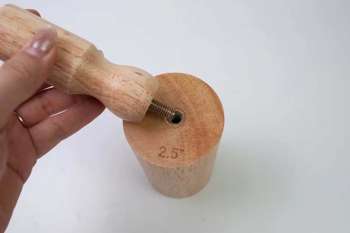 Lampstop Ceramic & Pottery Tools Set of 3 Wooden Molds 3.1" & 3.4" & 3.7" | Durable Beech Wood - view 3