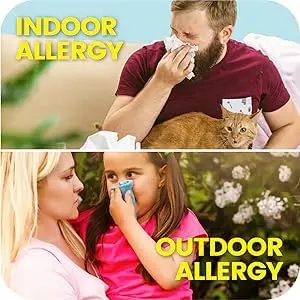 HealthA2Z Fexofenadine 180mg 24-Hour Allergy Relief, Antihistamine, 90 Ct | Indoor & Outdoor Support - view 9