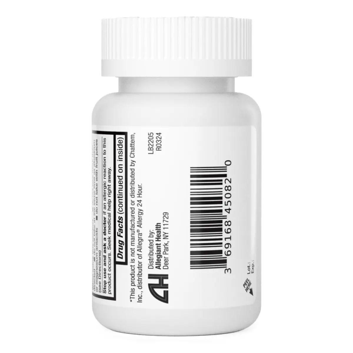 HealthA2Z Fexofenadine 180mg 24-Hour Allergy Relief, Antihistamine, 90 Ct | Indoor & Outdoor Support - view 4