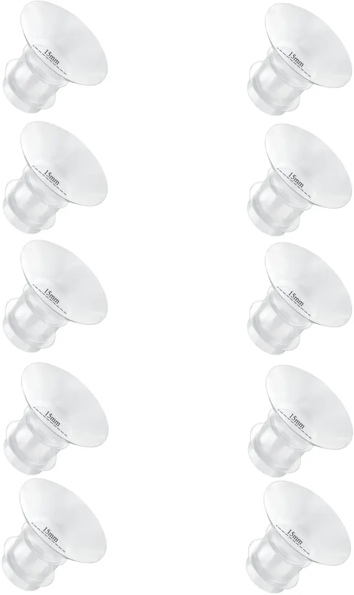 GOCROWEEN Flange Inserts 15mm (0.59 inch) for Spectra 24mm Shields | Reduce Nipple Tunnel to 15mm - main product image