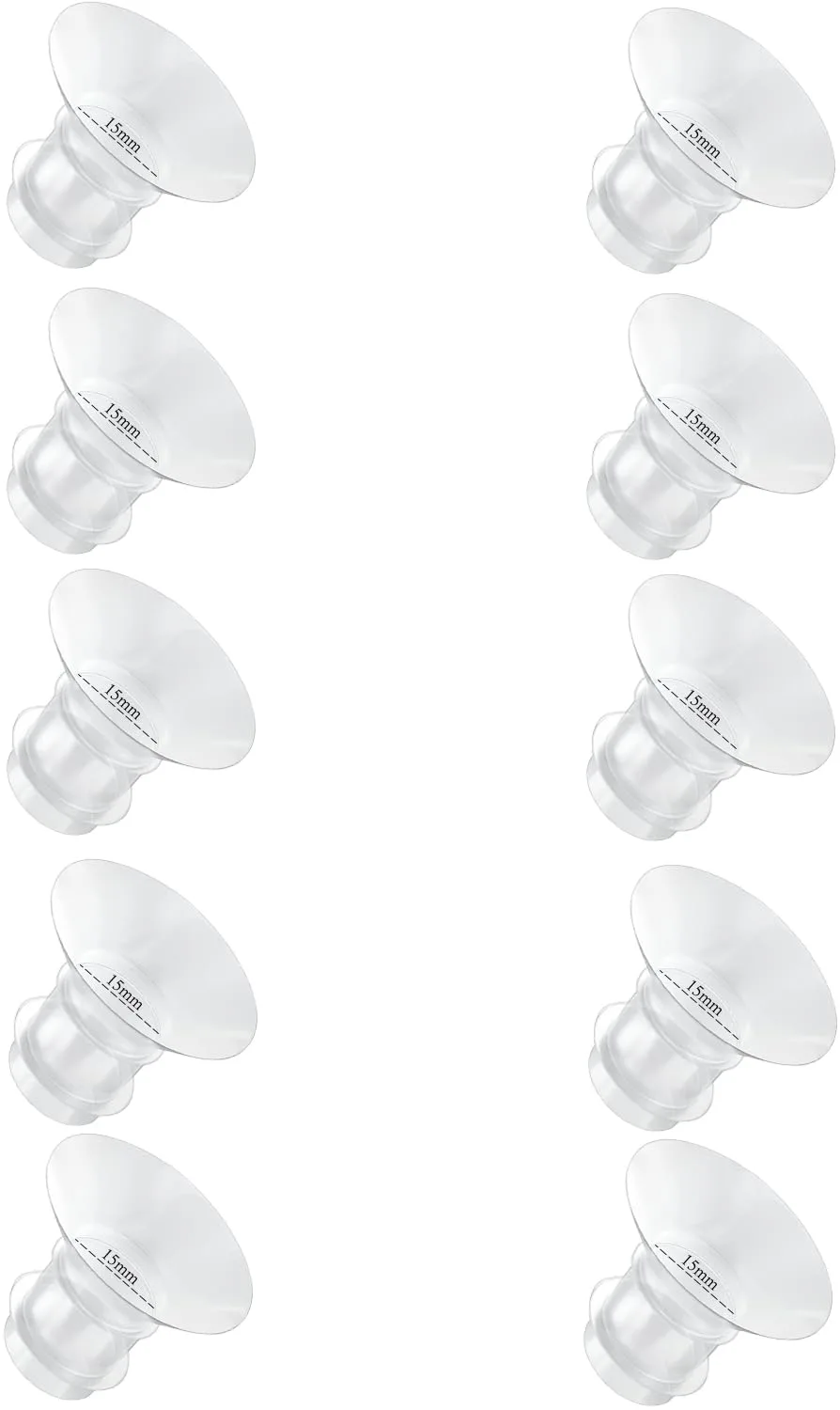 GOCROWEEN 15mm Flange Inserts for 24mm Shields | Reduce Nipple Tunnel to 15mm - main product image