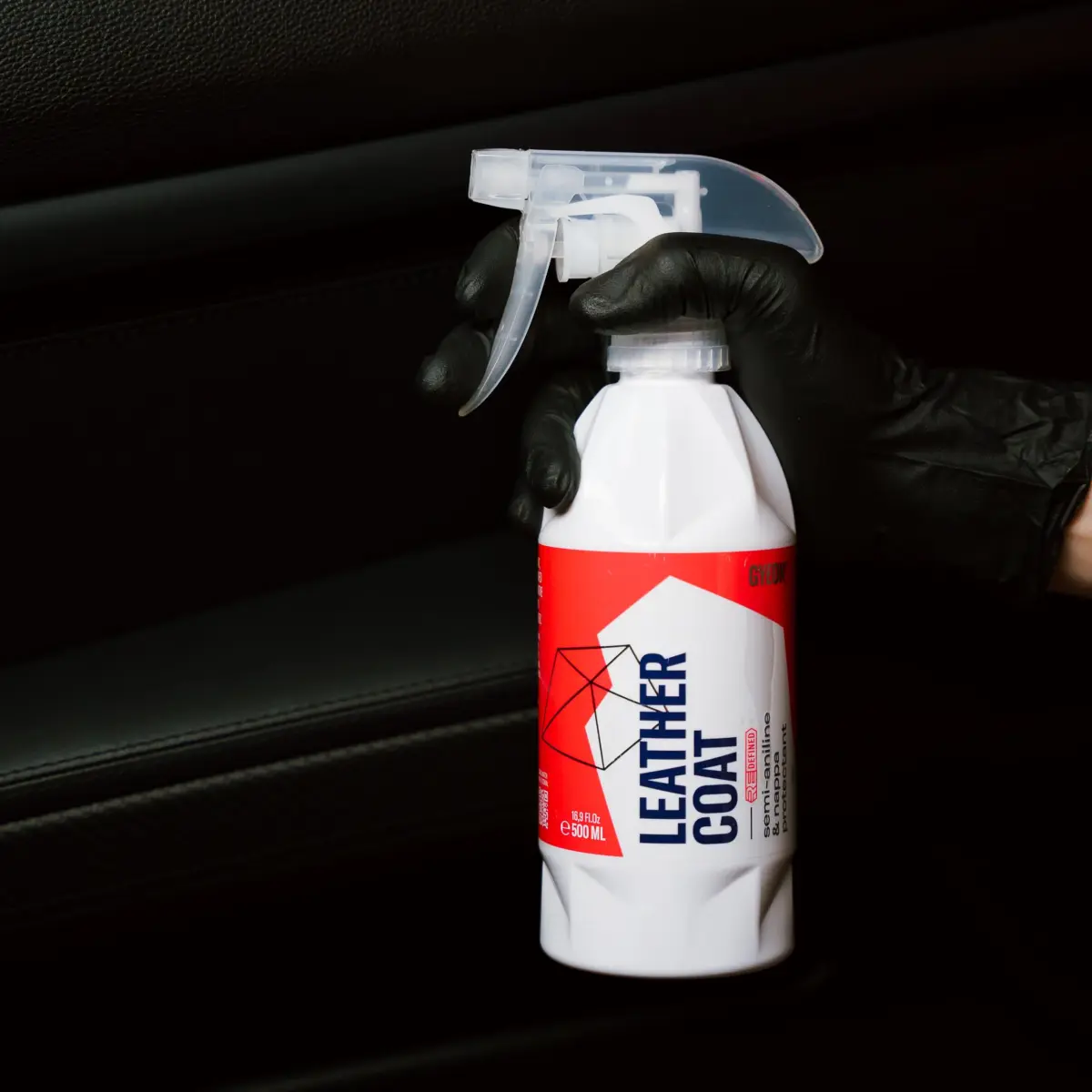 Gyeon Leather Shield EVO Ceramic Leather Coating 500ml (16.9 fl oz) | Hydrophobic Shield for Car Interiors - view 8