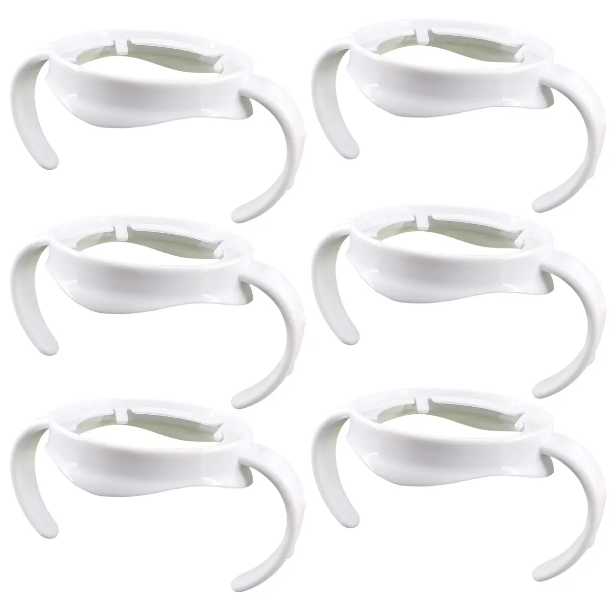 ROMIRUS Baby Bottle Handles for Philips Avent Natural Baby Bottle (Set of 6) | Ergonomic Grip for Self-Feeding - main product image