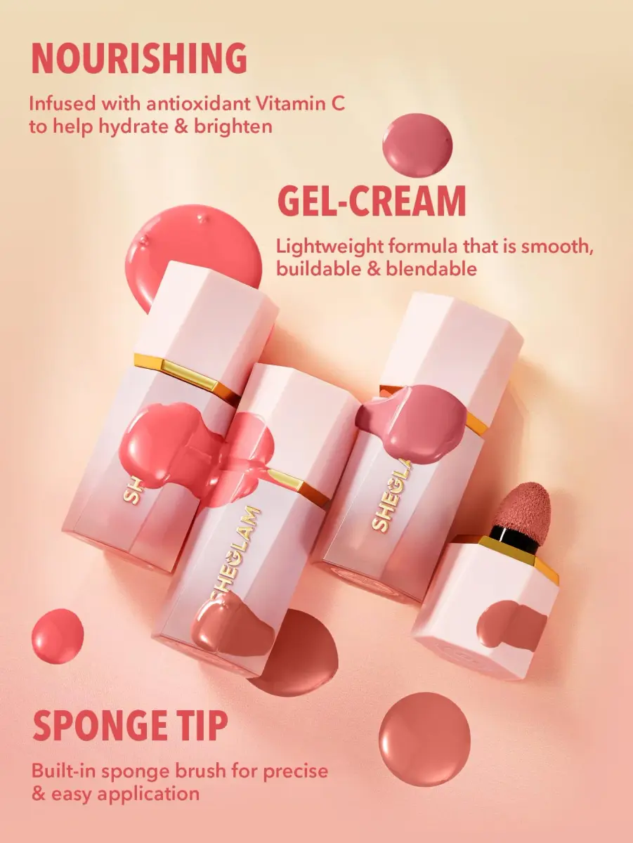 SHEGLAM Color Bloom Liquid Blush Makeup in Real Deal - Matte Finish, Hydrating Gel-Cream, 5.2ml - view 2