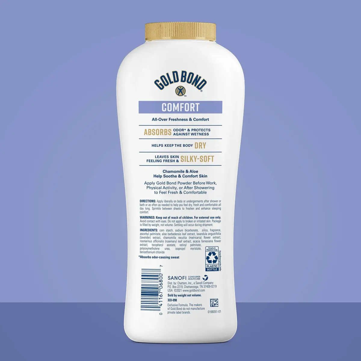 Gold Bond Friction Defense Stick 1.75 oz & Comfort Body Powder 10 oz Bundle | Unscented & Talc-Free Formula - view 7