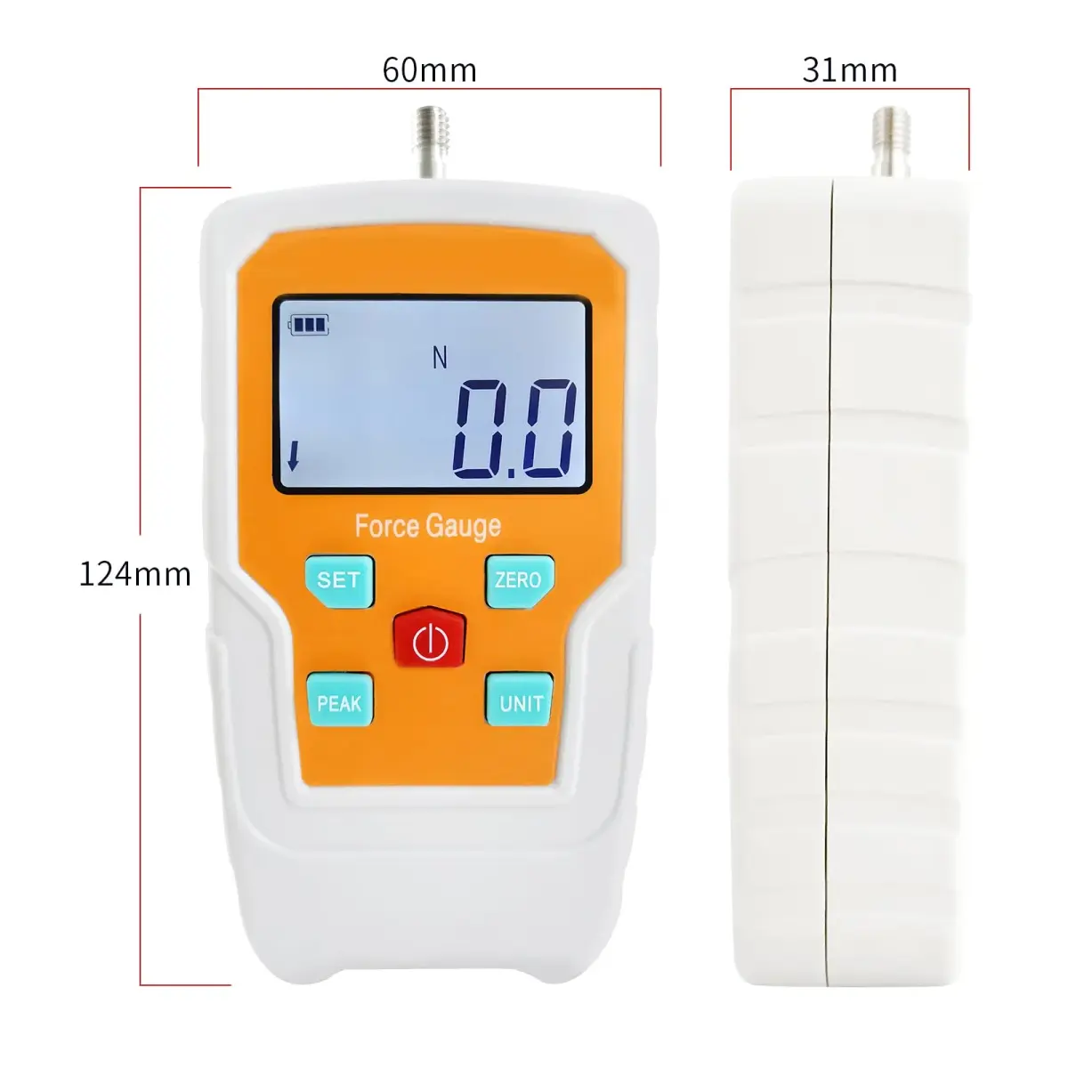 Soonkoda Digital Force Gauge 100N (3.5cm x 12.4cm x 6cm) | Accurate Push Pull Tension Pressure Tester - view 3