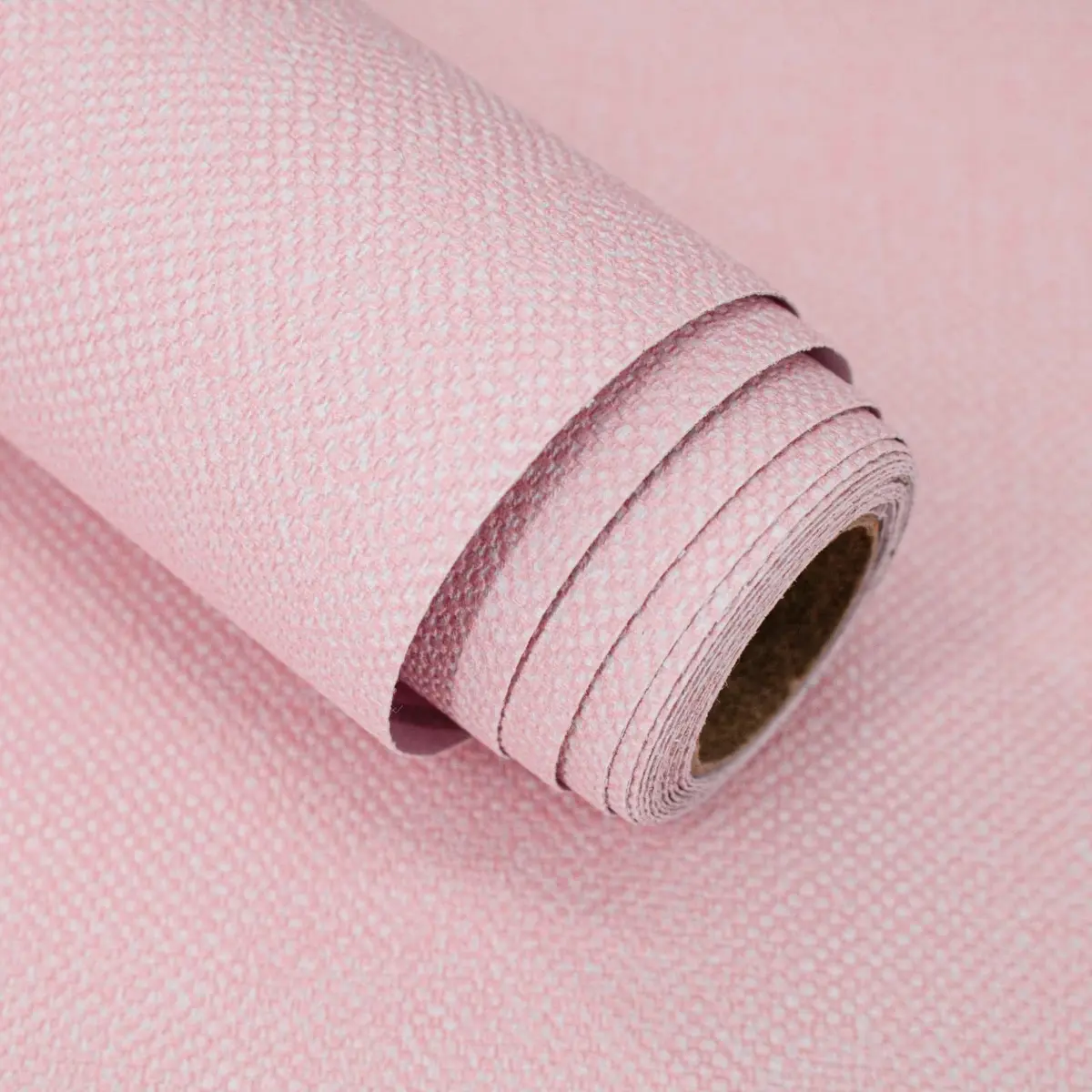 lenify Pink Peel and Stick Wallpaper Grasscloth Paper 15.7in x 196.8in | Vintage Linen Style, Waterproof, Easy to Install - main product image