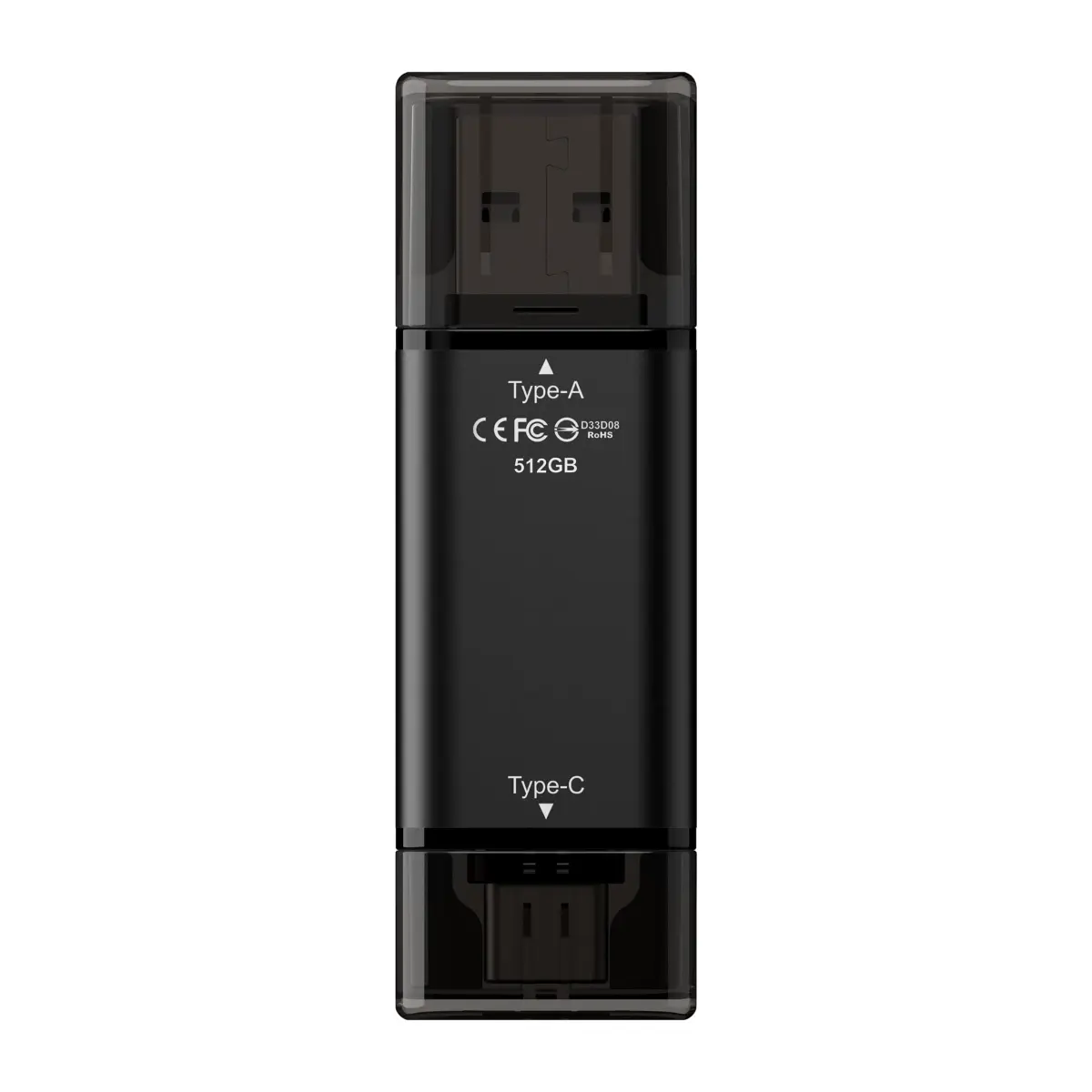 TEAMGROUP X1 MAX 512GB USB 3.2 Gen 2 Flash Drive | 1000MB/s Read Speed, Dual Type-A & Type-C - view 2