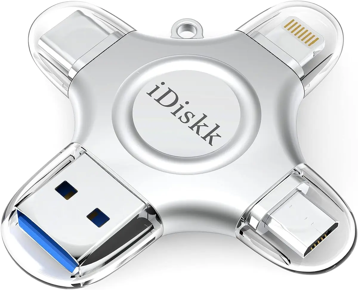 iDiskk MFi Photo Stick 1TB Flash Drive | Auto Backup Videos & Photos for iPhone & Android - main product image