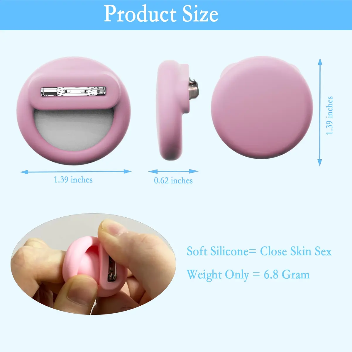 GudCoaks Air Tag Holder for Kids 2 Pack | Hidden GPS Tracker Case with Pin for Airtag Gen 2/1, Silicone Cover for Children, Elderly, Toddler, Backpack, Luggage - view 3