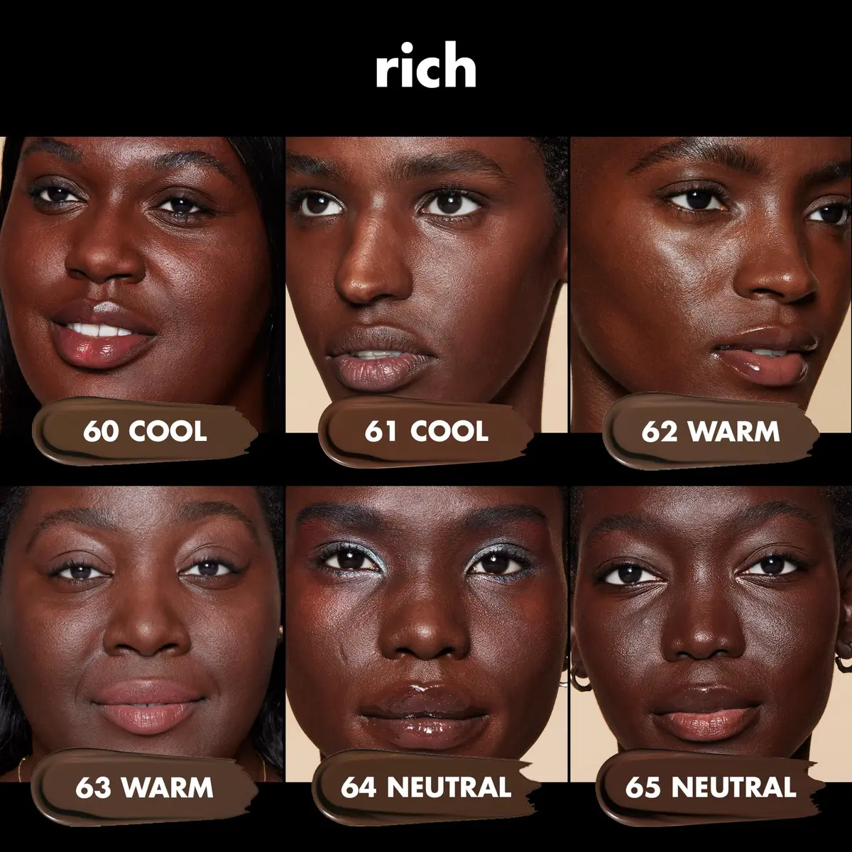 e.l.f. Soft Glam Satin Foundation, Medium Coverage, 62 Rich Warm | Long-Wearing, Hydrating, Vegan - view 3