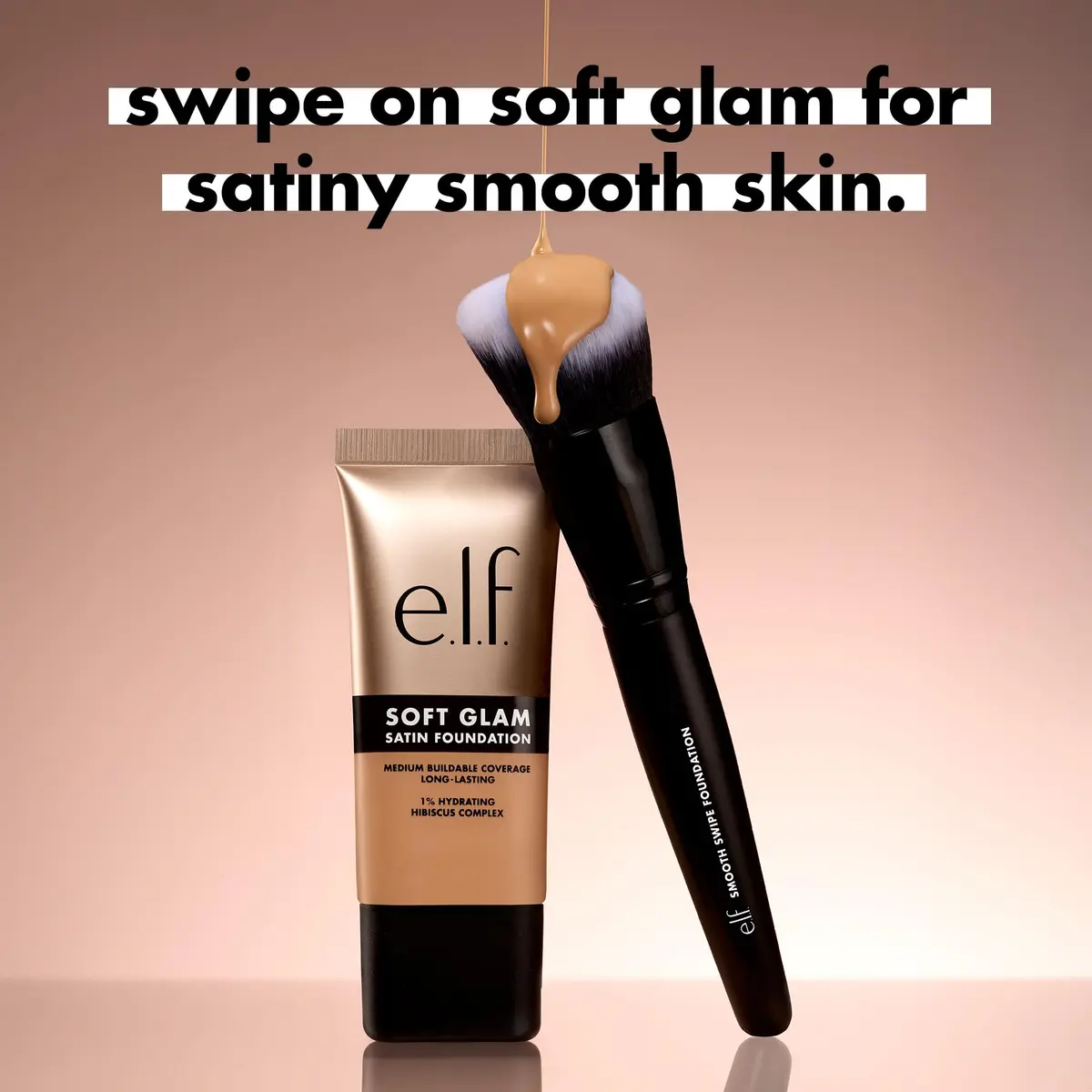 e.l.f. Soft Glam Satin Foundation, Medium Coverage, 14 Fair Cool | Long-Lasting, Hydrating, Vegan - view 5