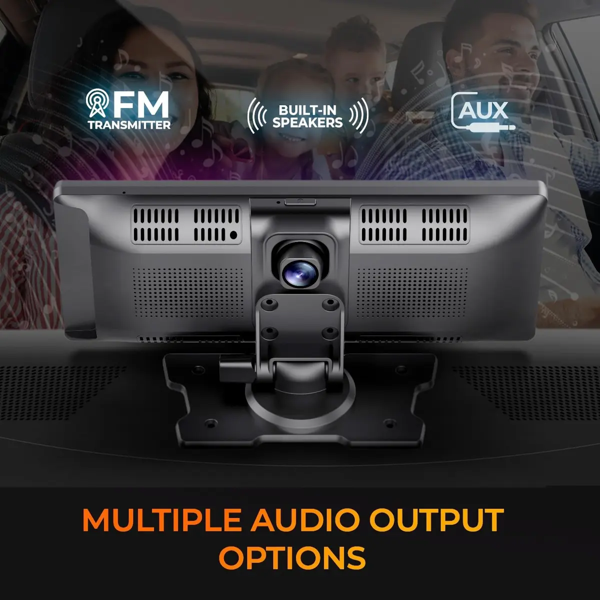 myGEKOgear Orbit C120 10.26" Infotainment Display with Dash Cam and Backup Cam | Wireless Apple CarPlay & Android Auto, 1080p Dashcams - view 7