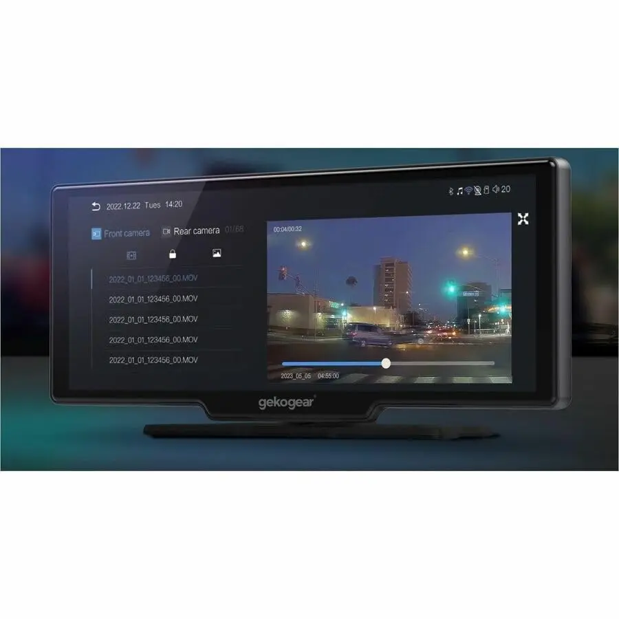 myGEKOgear Orbit C120 10.26" Infotainment Display with Dash Cam and Backup Cam | Wireless Apple CarPlay & Android Auto, 1080p Dashcams - view 3