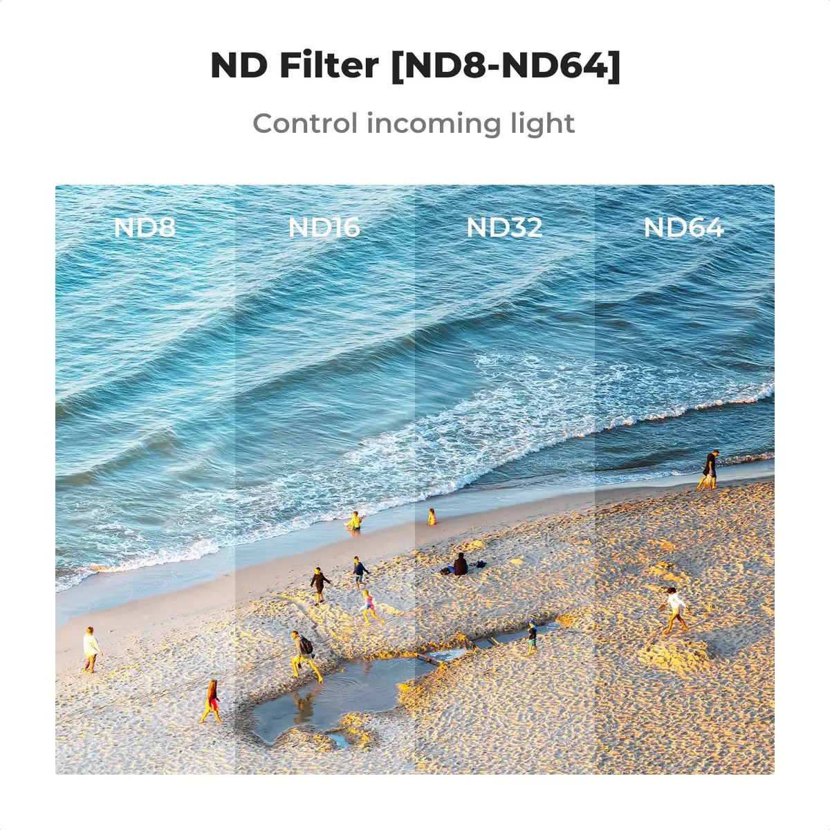 K&F CONCEPT 4Pack ND Filter Kit for DJI Avata 2 | Multi-Coated Optical Glass, Gimbal Safe (70-120 chars) - view 3