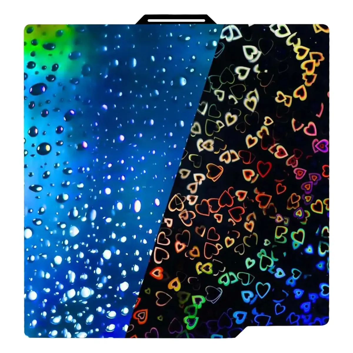 IdeaFormer-3D PEH Build Plate for Bambu Lab X1/X1C/X1E/A1/P1P/P1S/P2S/X2D 256x256mm | Double Sided Smooth Holographic Print Plate - main product image