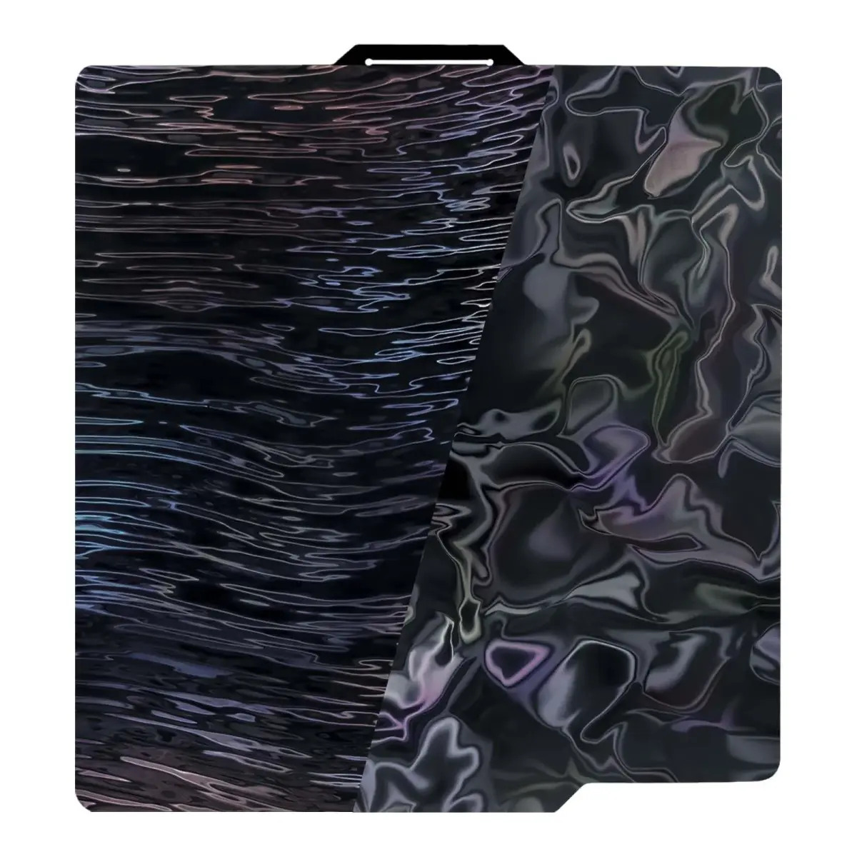 IdeaFormer-3D PER Build Plate 257x257 mm | Abstract Water Ripples+Wood Grain for Bambu Lab Printers - main product image