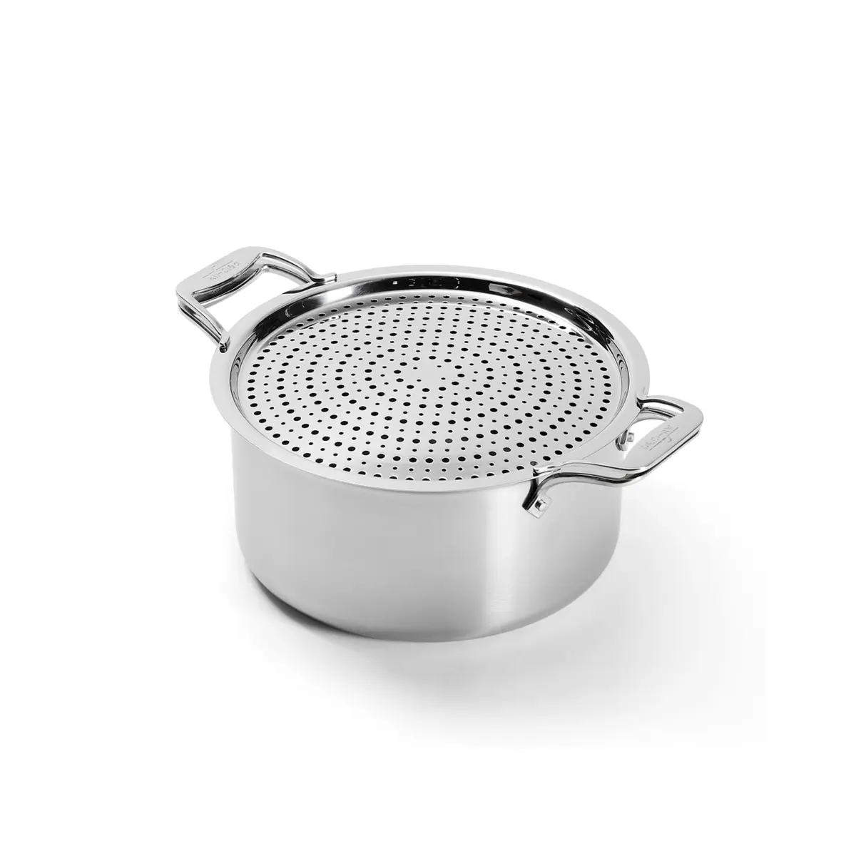 All-Clad D5 Stainless 8 Qt Stockpot & Splatter Screen | Made in USA, Even Heating, Durable, Induction Safe - main product image