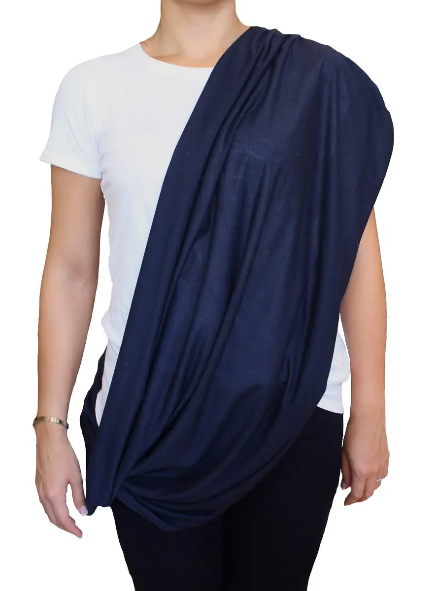 LK Baby 2pk Infinity Nursing Scarf Shawl | Soft Breathable Jersey for Breastfeeding Privacy - view 7