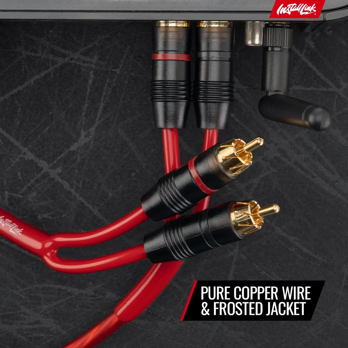 Install Link RCA Audio Cable (12 Feet) 2-Male, Stereo & Subwoofer OFC | 3.65m, High-Grade Copper - view 9