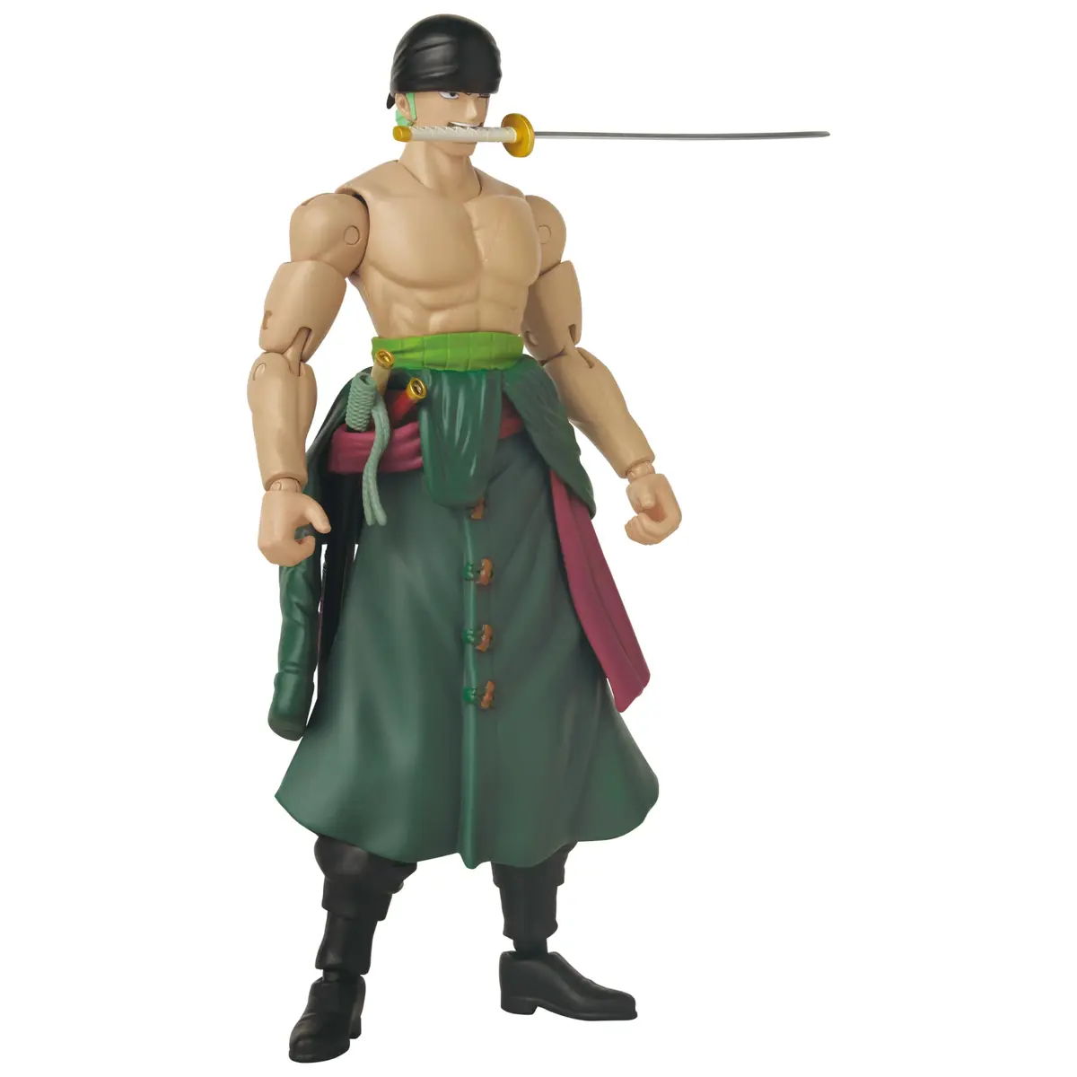 ANIME HEROES One Piece Roronoa Zoro Three Sword Style Action Figure | 6.5 inch scale, Plastic, Glossy finish, for ages 4+ - view 9